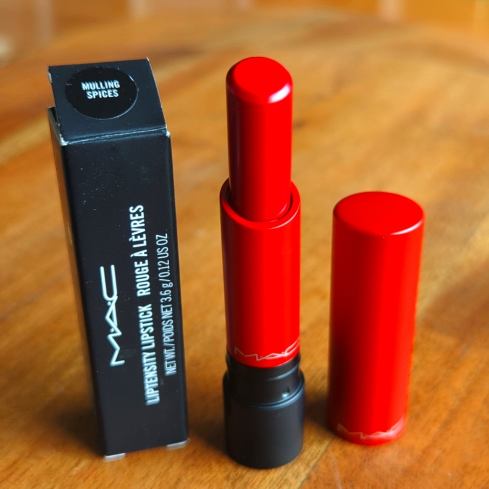 [RARE] discontinued MAC Liptensify Lipstick - shade MULLING SPICE